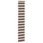 vidaXL Store zèbre marron 45x200 cm largeur du tissu 40 9 cm polyester
