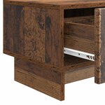 vidaXL Meuble TV Bois ancien 147 x 34 5 x 30 cm Bois d'ingénierie