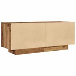 vidaXL Meuble TV vieux bois 100x35x40 cm bois d'ingénierie
