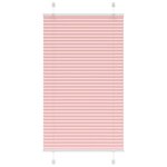 vidaXL Store plissé rose 75x100 cm largeur du tissu 74 4 cm polyester