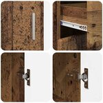 vidaXL Buffet FLORIN Bois ancien 88 5 x 30 5 x 73 cm Bois d'ingénierie