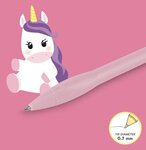 Stylo a bille lumineux - licorne -