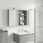 vidaXL Ensemble de Meubles de Salle de Bain 3 Pièces 120 x 10 5 x 60 5 cm