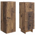 vidaXL Ensemble de Meubles 2 Pièces Bois ancien 33 x 34 5 x 90 cm