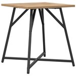 vidaXL Ensemble de tables d'appoint 2 Pièces Chêne artisanal et noir