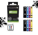 35XL - Cadenas - 2 X Pack de 4 Cartouches D'encre Noir/Cyan/Magenta/ Jaune - Grande capacité