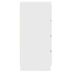 vidaXL Buffet blanc 37 5x35x76 cm bois d'ingénierie