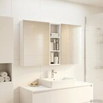 vidaXL Ensemble de Meubles de Salle de Bain 3 Pièces 100 x 10 5 x 60 5 cm