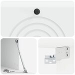 vidaXL Meuble TV mural Blanc 78 5 x 41 x 30 cm Bois d'ingénierie
