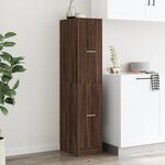 vidaXL Armoire apothicaire chêne marron 30x41x144 5 cm bois ingénierie