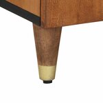 vidaXL Meuble TV Marron 105 x 33.5 x 46 cm Bois de manguier massif
