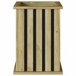 vidaXL Jardinière Marron 33 x 33 x 45 cm Pin imprégné