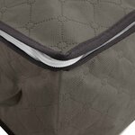vidaXL Boîte de rangement avec fenêtre latérale transparente 2 Pièces