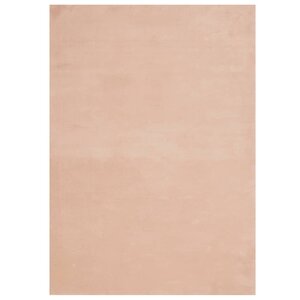 vidaXL Tapis HUARTE à poils courts doux lavable rouge clair 240x340 cm
