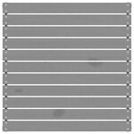 vidaXL Salon de jardin 3 Pièces avec coussins Gris Bois de pin massif