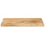 vidaXL Dessus de table 40x20x2 5 cm rectangulaire bois massif manguier