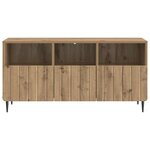 vidaXL Meuble TV 102 x 34 5 x 50 cm Chêne artisanal Bois d'ingénierie