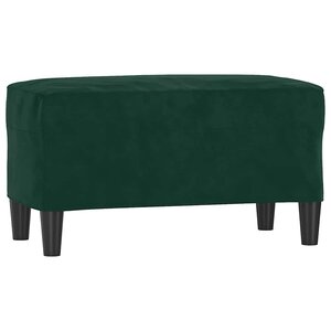 vidaXL Banc Vert foncé 70x35x41 cm Velours