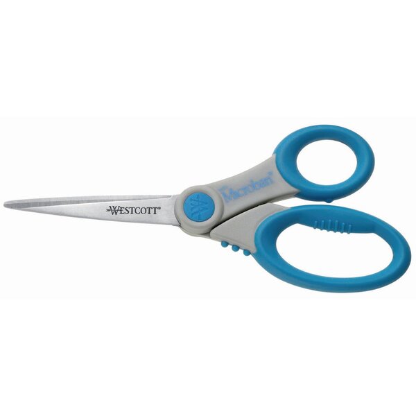 Ciseaux Microban pour droitiers - Bouts pointus - Longueur 21 cm
