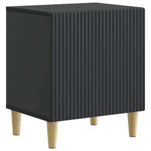 vidaXL Cabinet de chevet Noir 43 x 34 5 x 50 cm Bois d'ingénierie