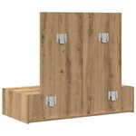 vidaXL Table de Toilette Marron 83 x 40 x 70 cm Bois d'ingénierie