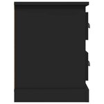 vidaXL Meuble TV noir 102x35 5x47 5 cm bois d'ingénierie