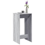 vidaXL Table de bar sonoma gris 51x50x103 5 cm bois d'ingénierie