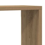 vidaXL Étagère murale avec étagère 2 Pièces Chêne artisan 80 x 15 x 26 cm
