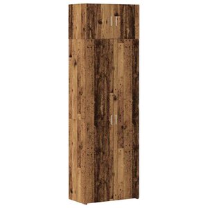 vidaXL Armoire de rangement Bois ancien 70 x 42 5 x 225 cm