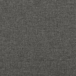 vidaXL Sommier à lattes de lit et matelas Gris foncé 90x190 cm Tissu