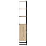vidaXL Cabinet de salle de bain avec stockage Beige 33 x 33 x 185.5 cm