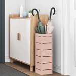 vidaXL Porte-parapluie Rose 15 5 x 15 5 x 49 cm Métal