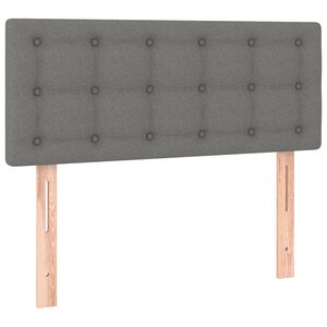 vidaXL Tête de lit Gris foncé 80x5x78/88 cm Tissu