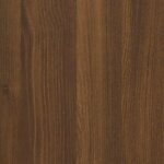 vidaXL Armoire à chaussures Chêne marron 100x35x45cm Bois d'ingénierie