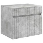 vidaXL Cabinet de Salle de Bain Mural Gris béton 59 x 44 5 x 50 cm