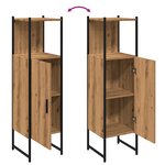 vidaXL Armoire de salle de bain chêne artisanal 33x33x120 5 cm