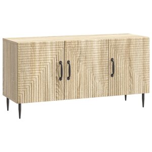 vidaXL Meuble TV Chêne Sonoma 99 x 34 5 x 50 cm Bois d'ingénierie