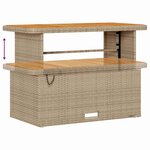 vidaXL Ensemble de canapé de jardin 13 Pièces beige et gris clair