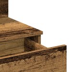 vidaXL Coiffeuse Bois Ancien 100 x 40 x 130 cm Bois d'ingénierie