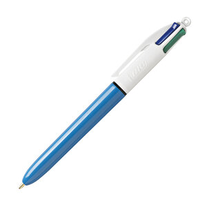 Stylo bille bic 4 couleurs rétractable 0 6 mm