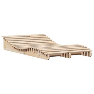 vidaXL Chaise longue 205x110x31 5 cm bois massif de pin