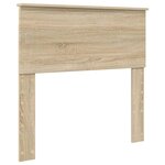 vidaXL Lit de Rangement Chêne Sonoma 100 x 200 cm Bois d'ingénierie