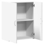 vidaXL Armoire de classement blanc 60x32x77 5 cm bois d'ingénierie