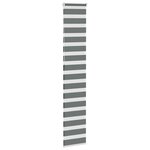 vidaXL Store zèbre gris foncé largeur du tissu 45 9 cm polyester
