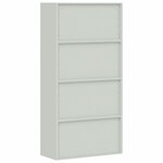 vidaXL Classeur gris clair 90x40x180 cm acier