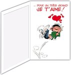 Carte Je t'aime Saint Valentin 14 février Amour I Love you + Enveloppe 12x17 5cm