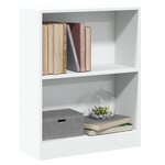 vidaXL Bibliothèque Blanc 60x24x76 cm Bois d'ingénierie