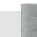 vidaXL Cadre de lit avec tête de lit et lumières LED blanc 90x200 cm