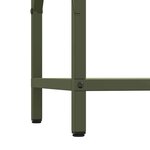 vidaXL Portant de bois chauffage vert olive 34x25x70 cm