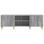 vidaXL Meuble TV 150 x 31 x 50 cm Sonoma gris Bois d'ingénierie